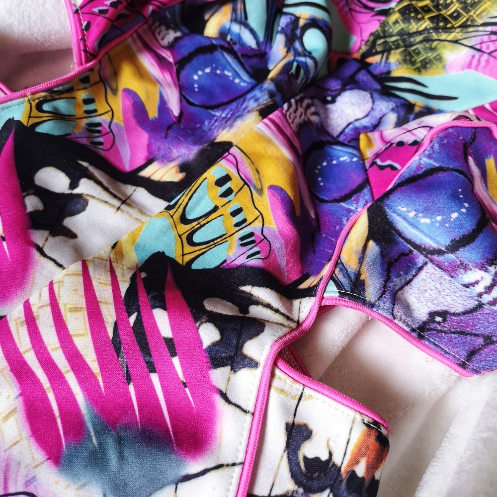Colorful Cutout Bodycon Mini Dress - Picture 2 of 2